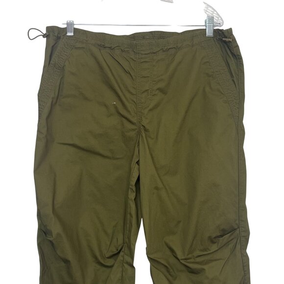 Arizona Jean Co Cargo Pants Casual Pull On Womens Large Olive Green - Picture 4 of 8